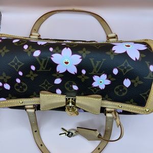 Louis Vuitton monogram canvas cherry blossom papillon bag